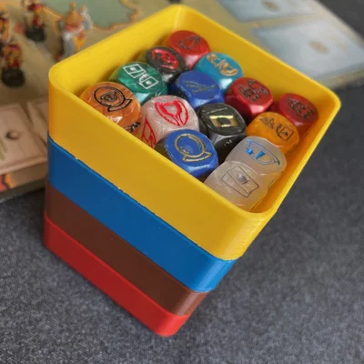 Khay đựng token và phụ kiện board game (75x75mm) tiện dụng