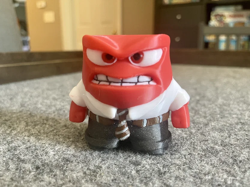 Mô hình 3D Anger Inside Out - Hướng dẫn in 3D chi tiết - Image 1