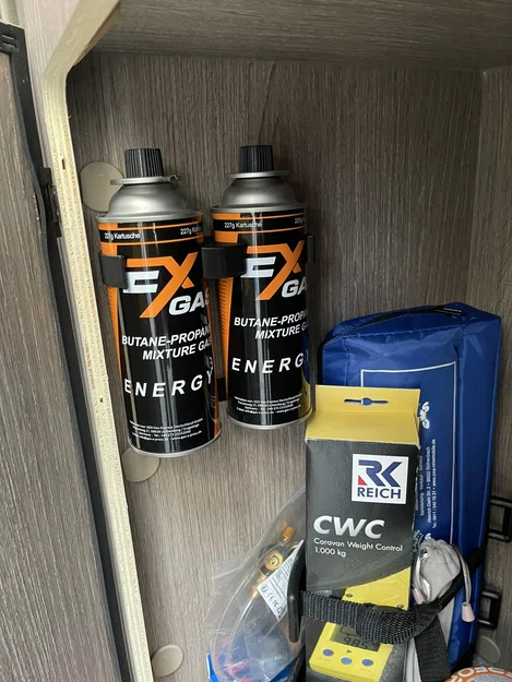 Giá treo tường 2 bình gas MSF 1A (Gas Cartridge Holder MSF 1A 2x) - Image 1