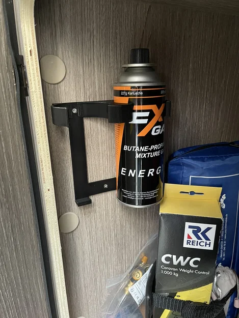 Giá treo tường 2 bình gas MSF 1A (Gas Cartridge Holder MSF 1A 2x) - Image 2