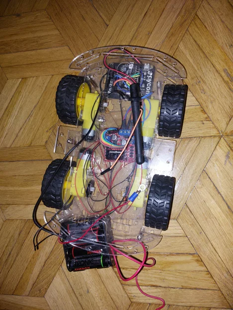 Body + Chassis hình chữ nhật cho xe 4WD - Image 2