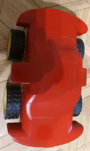 Body + Chassis hình chữ nhật cho xe 4WD - Image 3