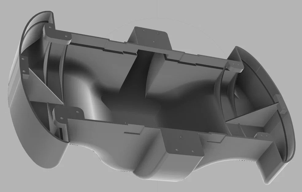 Body + Chassis hình chữ nhật cho xe 4WD - Image 5