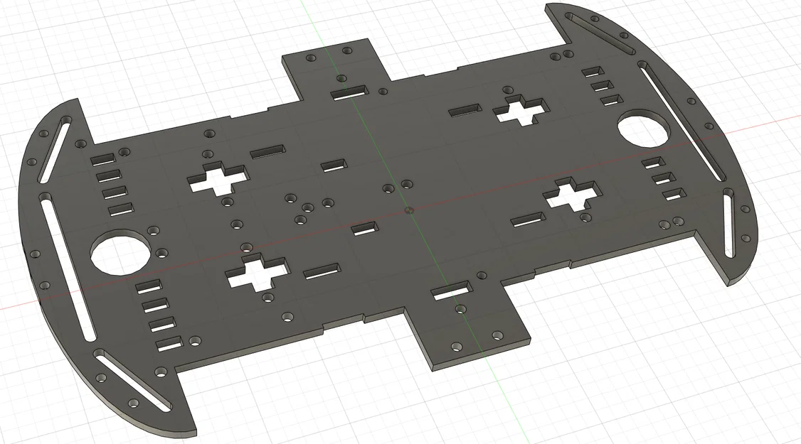 Body + Chassis hình chữ nhật cho xe 4WD - Image 6