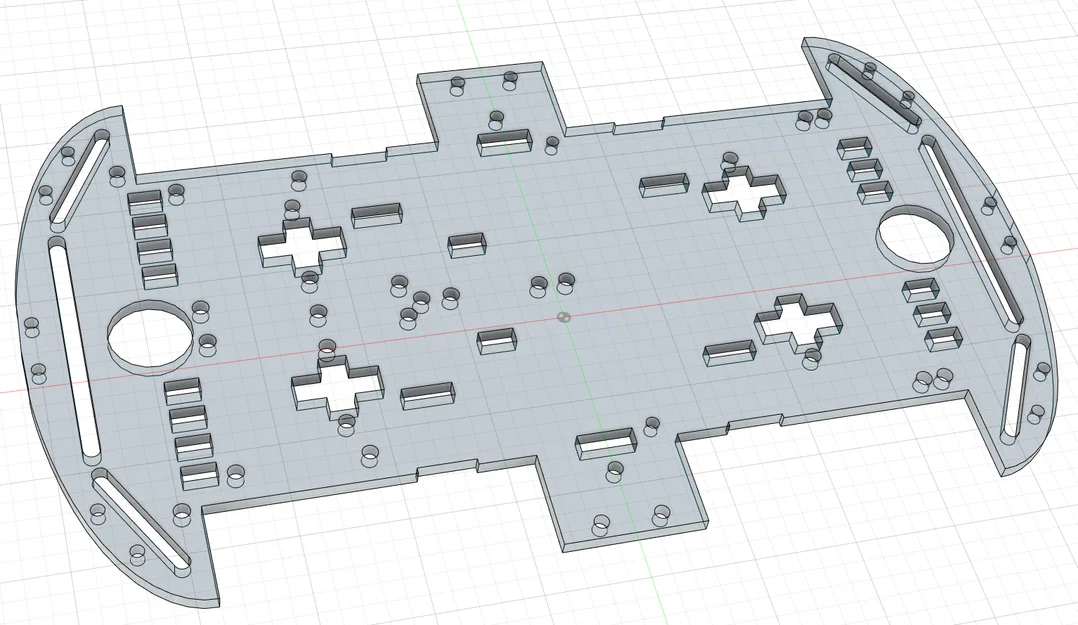 Body + Chassis hình chữ nhật cho xe 4WD - Image 9