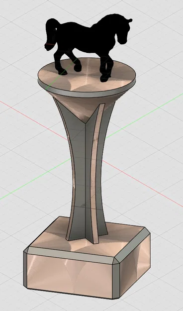 Mô hình chiếc cúp ngựa (Pokal mit Pferd) trang trí độc đáo - Image 1