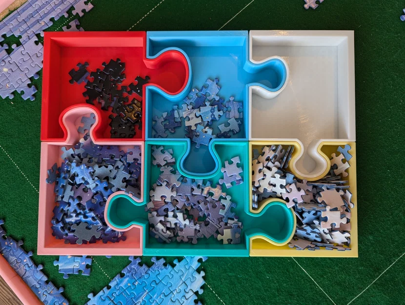 Hộp phân loại mảnh ghép Puzzle (Puzzle Sorting Boxes) - Image 3