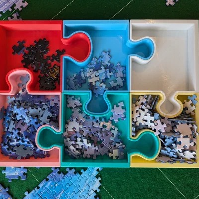 Hộp phân loại mảnh ghép Puzzle (Puzzle Sorting Boxes)