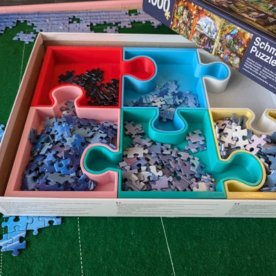 Hộp phân loại mảnh ghép Puzzle (Puzzle Sorting Boxes)