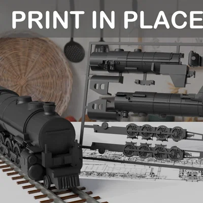 Đầu máy xe lửa Big Boy - Kit Card