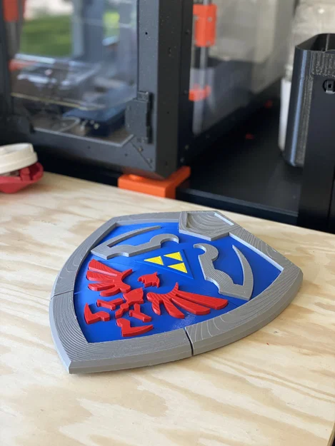 Khiên Legend of Zelda (Link Shield) in 3D dạng multipart - Image 1