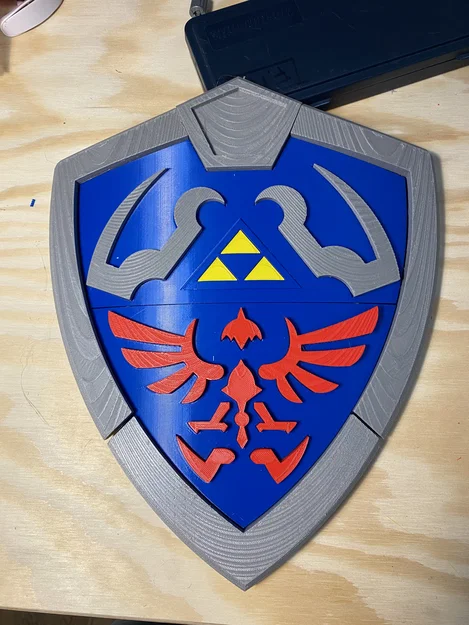 Khiên Legend of Zelda (Link Shield) in 3D dạng multipart - Image 2