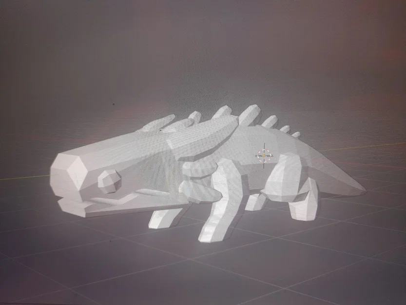 Mô hình 3D Pink Lizard từ game Rain World cực chất - Image 2