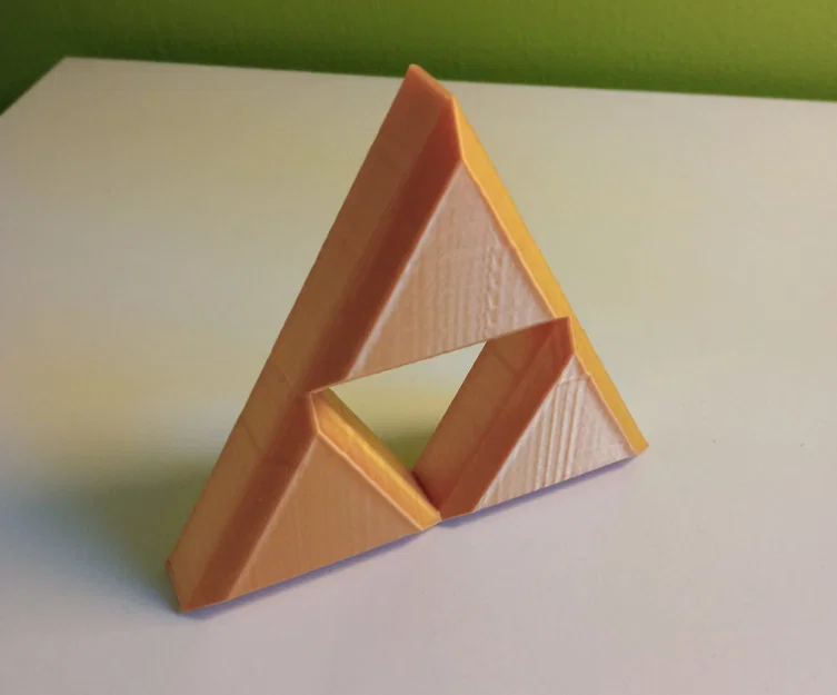 Mô hình Triforce từ The Legend of Zelda - Tự in 3D cực dễ - Image 1