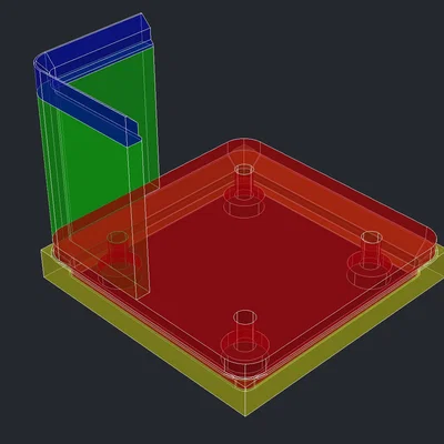 Mẫu thiết kế Gridfinity chuẩn cho AutoCAD (DWG) - Tối ưu hóa không gian