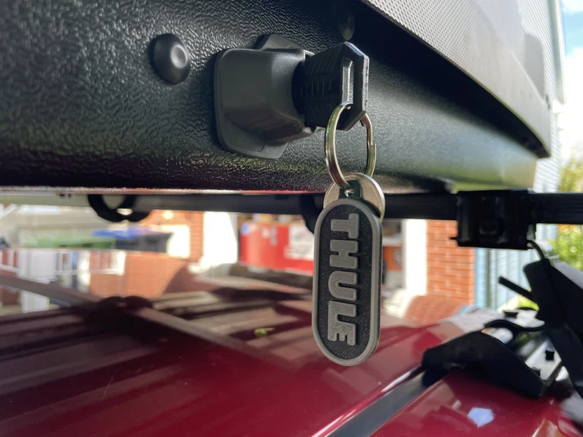 Móc khóa THULE in 3D - Phụ kiện tiện dụng cho chìa khóa xe - Image 1
