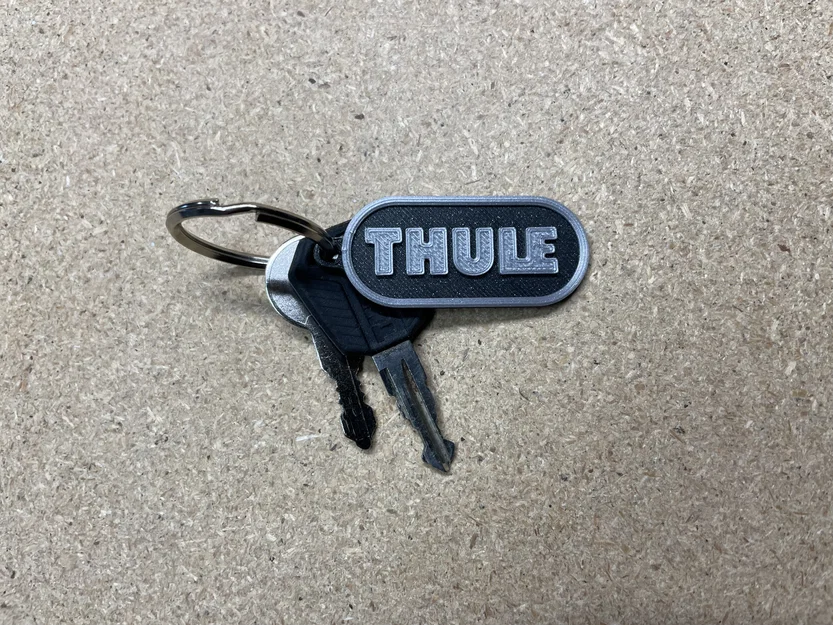 Móc khóa THULE in 3D - Phụ kiện tiện dụng cho chìa khóa xe - Image 2