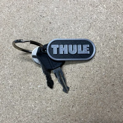 Móc khóa THULE in 3D - Phụ kiện tiện dụng cho chìa khóa xe