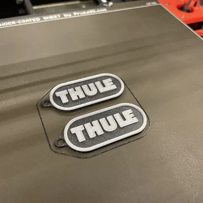 Móc khóa THULE in 3D - Phụ kiện tiện dụng cho chìa khóa xe