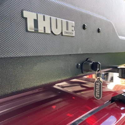 Móc khóa THULE in 3D - Phụ kiện tiện dụng cho chìa khóa xe