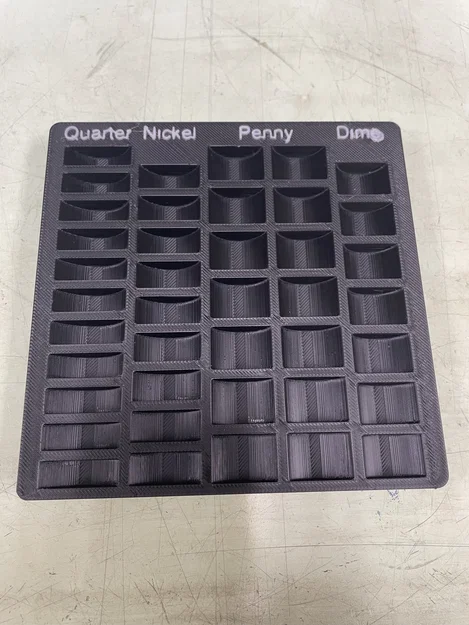 Khay phân loại coin Mỹ Gridfinity 3x3x2 - Image 2