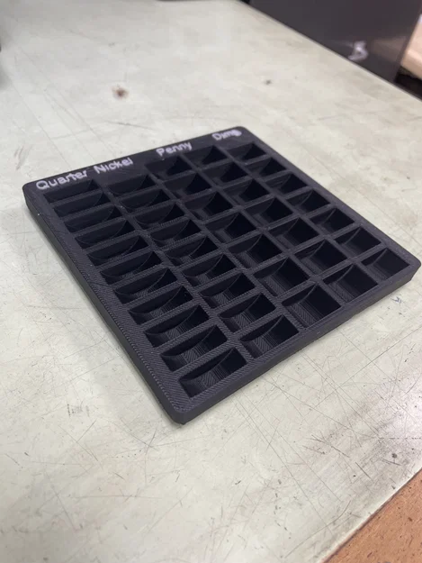 Khay phân loại coin Mỹ Gridfinity 3x3x2 - Image 3