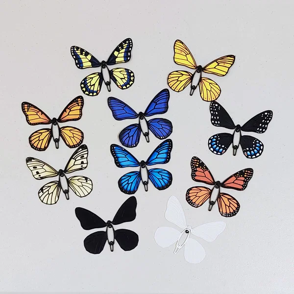 Đồ chơi bất ngờ bươm bướm bật bằng dây thun (Rubber Band Butterfly Surprise Toy) - Image 2