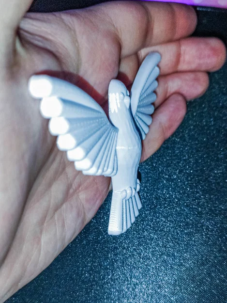 Mô hình 3D chim bồ câu Holy Spirit - Biểu tượng tâm linh tinh tế - Image 2