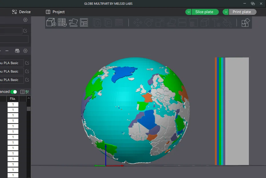 Multipart Globe - Mô hình quả địa cầu lắp ghép - Image 1