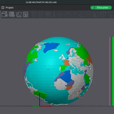 Multipart Globe - Mô hình quả địa cầu lắp ghép