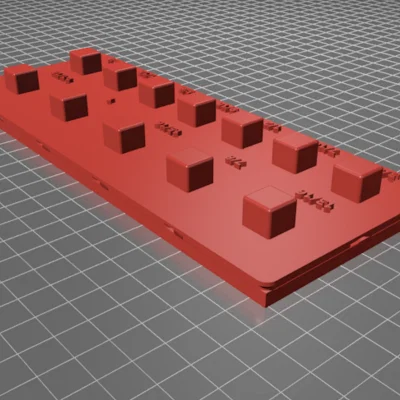 Khay đựng đầu tuýp 1/2 inch chuẩn Gridfinity (MM và SAE)