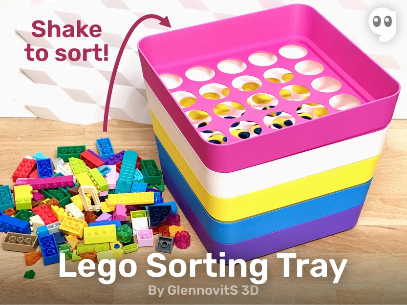 Khay Phân Loại Lego (xếp chồng, organizer gạch compact) - Image 1