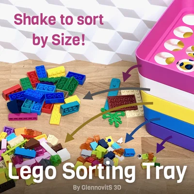 Khay Phân Loại Lego (xếp chồng, organizer gạch compact)