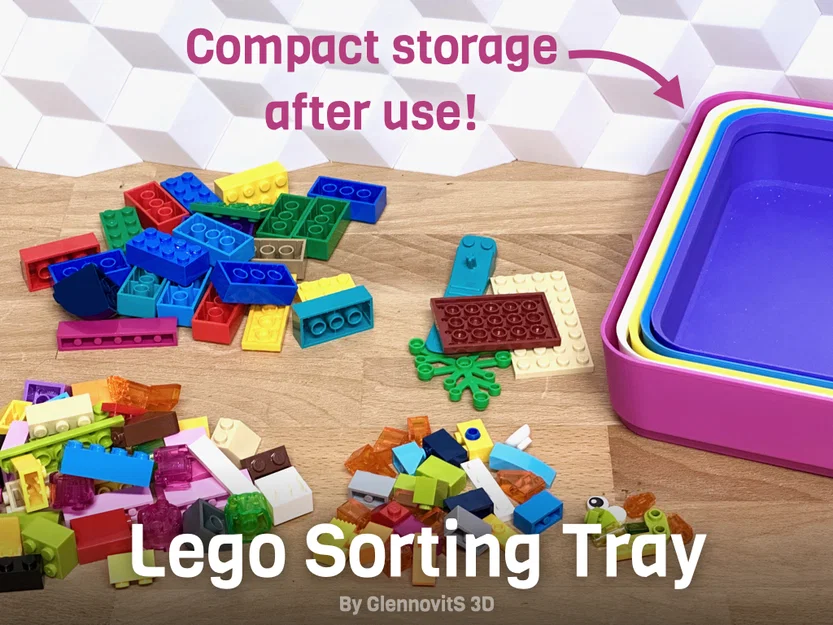 Khay Phân Loại Lego (xếp chồng, organizer gạch compact) - Image 3