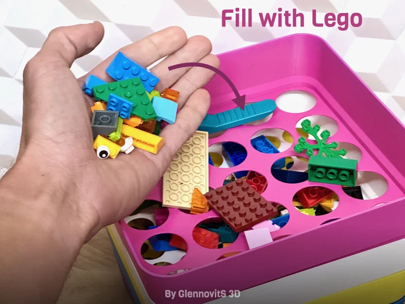 Khay Phân Loại Lego (xếp chồng, organizer gạch compact) - Image 4