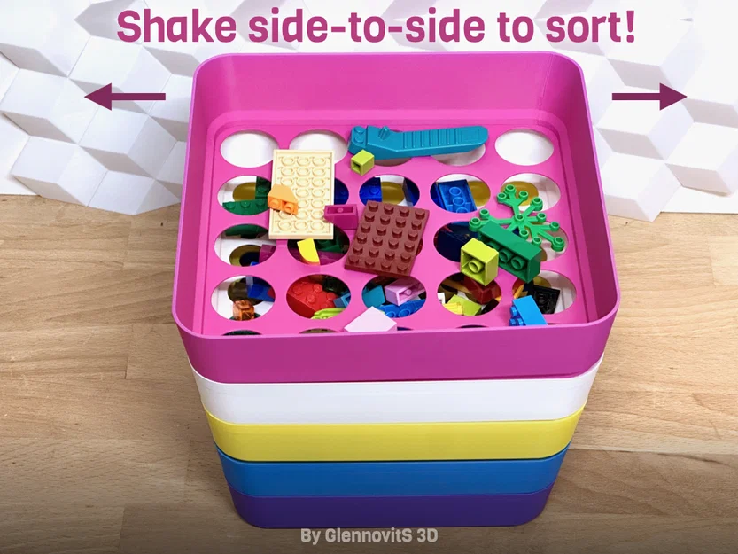 Khay Phân Loại Lego (xếp chồng, organizer gạch compact) - Image 5