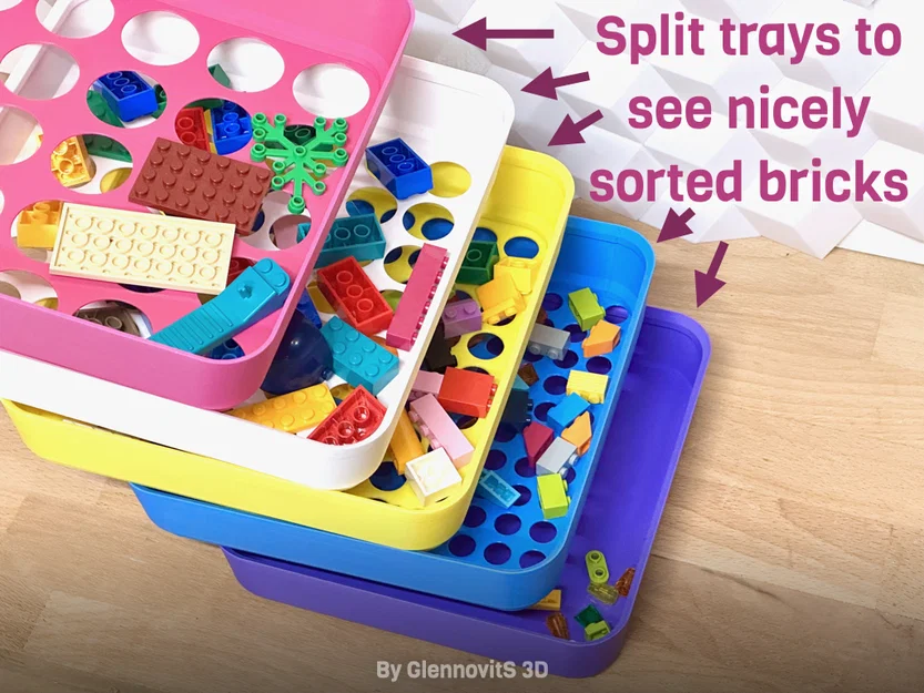 Khay Phân Loại Lego (xếp chồng, organizer gạch compact) - Image 7