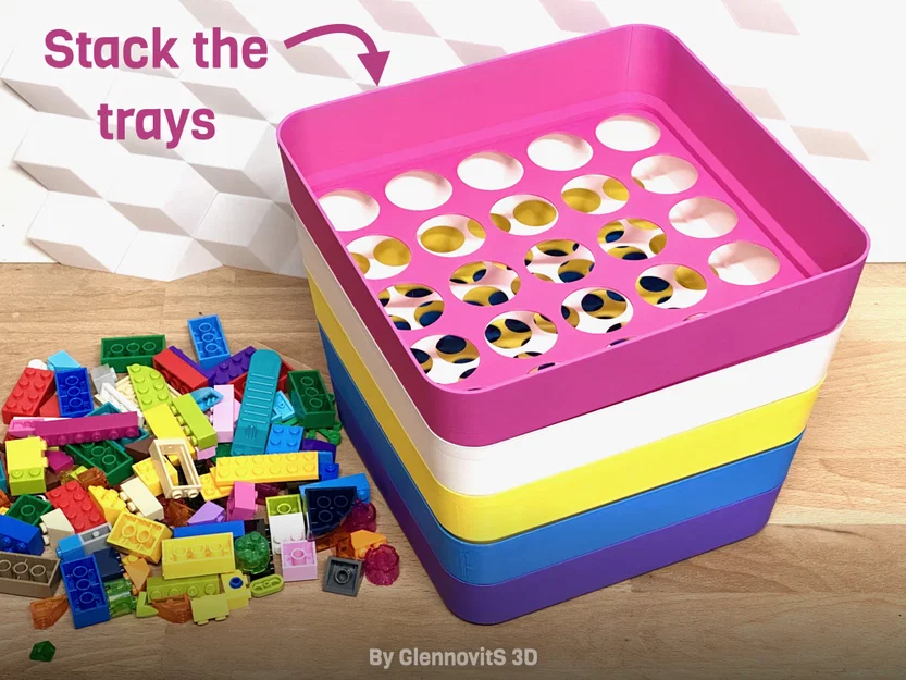 Khay Phân Loại Lego (xếp chồng, organizer gạch compact) - Image 9