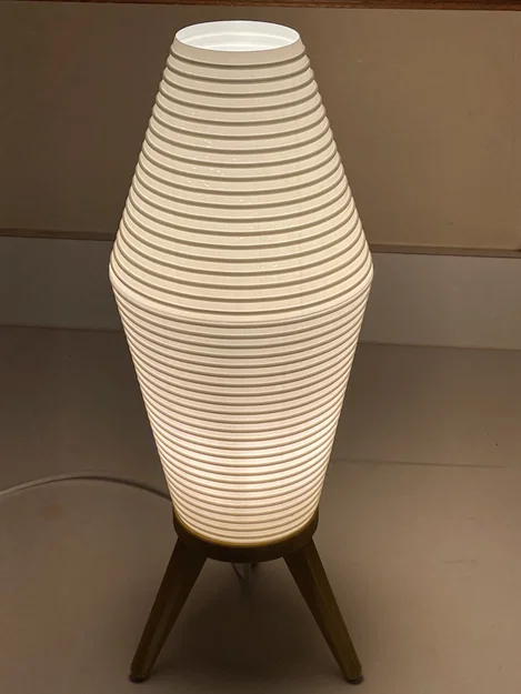 Chụp đèn & chân đèn Mid-century Modern dạng Honeycomb - Image 1