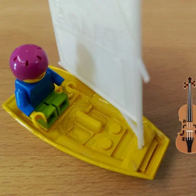 Mô hình thuyền buồm mini tương thích LEGO cực xinh