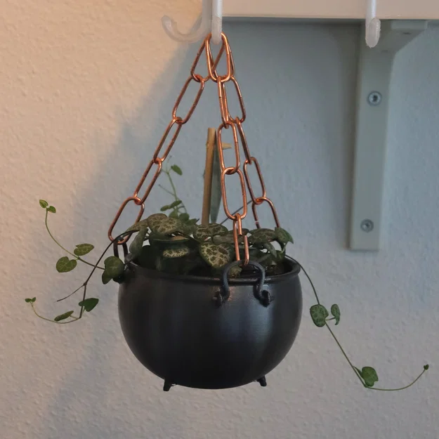 Chậu cây 3D hình chiếc vạc ma thuật (Cauldron Planter) độc đáo - Image 1