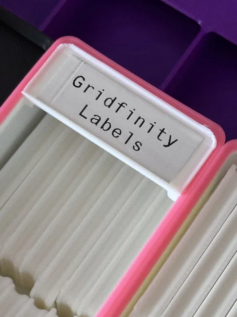 Nhãn tháo rời cho Gridfinity AddOn trên Fusion360 - Image 2