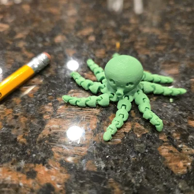 Đầu bút chì hình bạch tuộc mini (Mini Octopuss Pencil Topper)