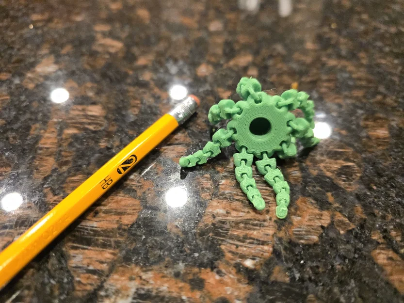Đầu bút chì hình bạch tuộc mini (Mini Octopuss Pencil Topper) - Image 3