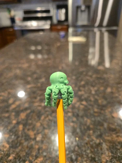 Đầu bút chì hình bạch tuộc mini (Mini Octopuss Pencil Topper) - Image 4