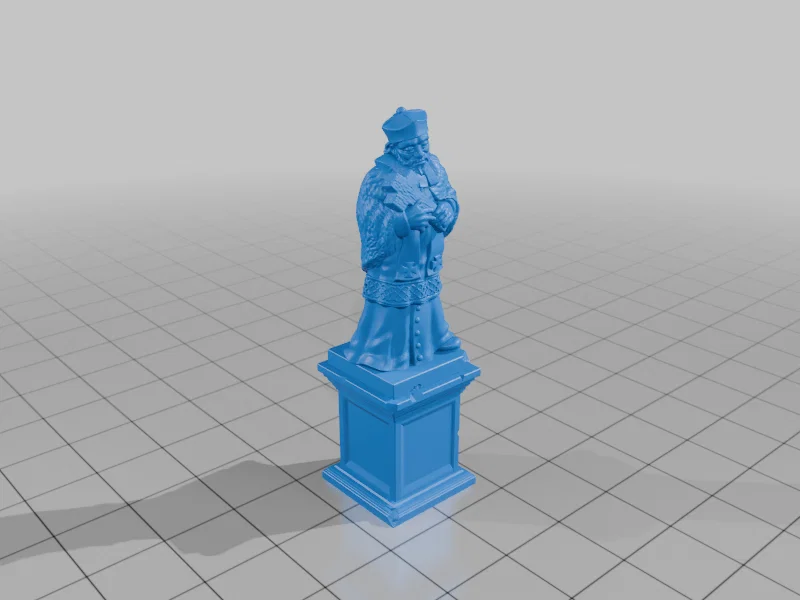 Tượng Thánh John Nepomucene (supportless, thân thiện FDM) - Image 3