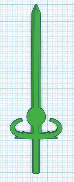 Mô hình Kiếm Thần Sấm (Sword of Omens) cho Dummy 13 in 3D - Image 1