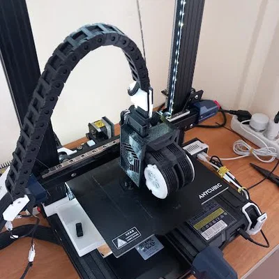 Linear rail x Anycubic Kobra 2 Neo – ngàm gắn hotend vào linear guide