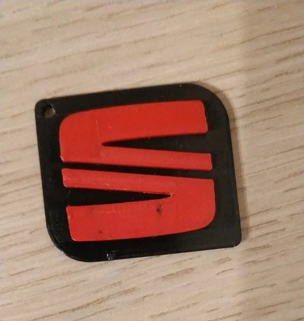 Móc khóa logo xe hơi SEAT - Mẫu thiết kế in 3D độc đáo - Image 1