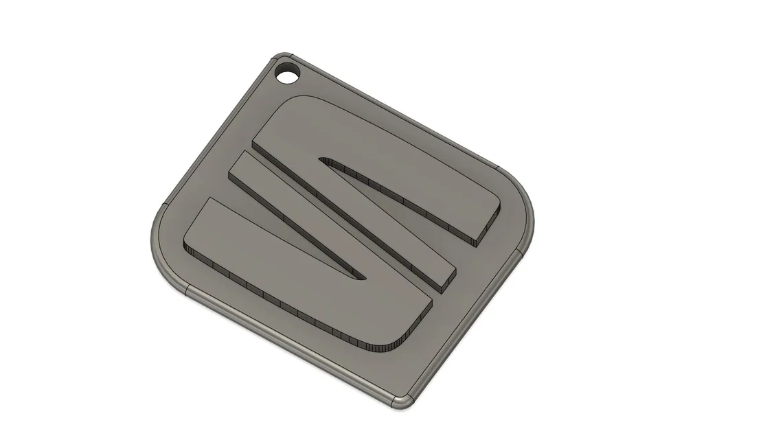 Móc khóa logo xe hơi SEAT - Mẫu thiết kế in 3D độc đáo - Image 2